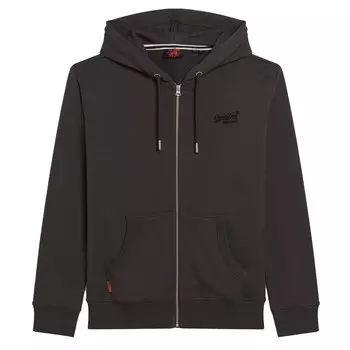 Худи на молнии Superdry, черный