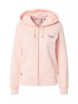 Худи на молнии Superdry ESSENTIAL, розовый