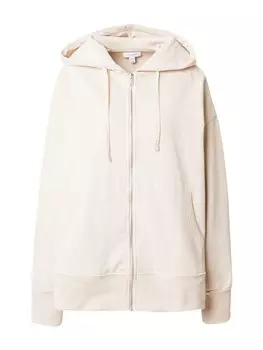 Худи на молнии Topshop, цвет Natural White