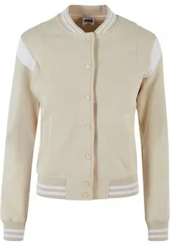 Худи на молнии Urban Classics, бежевый
