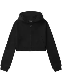 Худи на молнии We11done, черный