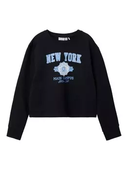 Худи NAME IT Sweatshirt NKFVANITA, черный