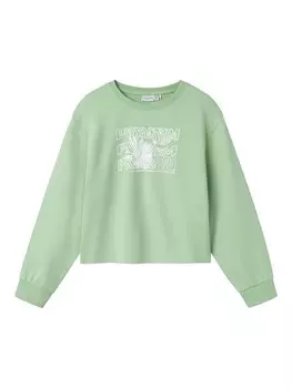 Худи NAME IT Sweatshirt NKFVANITA, пастельный зеленый