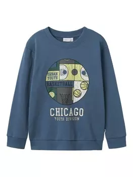 Худи NAME IT Sweatshirt NKMBEBOB, темно-синий