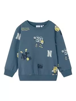 Худи NAME IT Sweatshirt NMMTHIM, цвет navy/opal