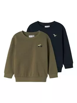 Худи NAME IT Sweatshirt, оливковый