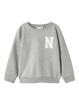 Худи NAME IT Sweatshirt, пятнистый серый