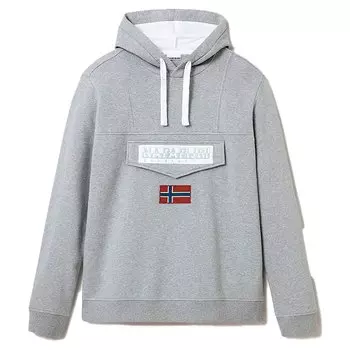 Худи Napapijri Burgee Win, серый