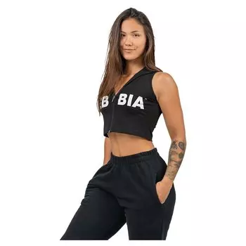 Худи Nebbia Muscle Mommy Sleeveless, черный