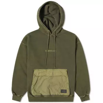 Худи Neighborhood Design Pigment Dyed, цвет Olive Drab