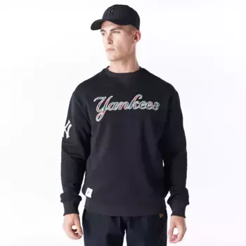 Худи New Era MLB Infill Oversized New York Yankees, черный