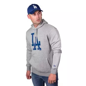 Худи New Era MLB Regular Los Angeles Dodgers, серый