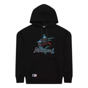 Худи New Era MLB Regular Miami Marlins, черный