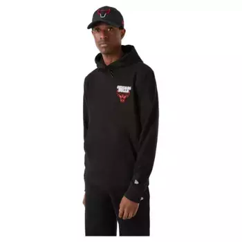 Худи New Era NBA Neon Chicago Bulls, черный