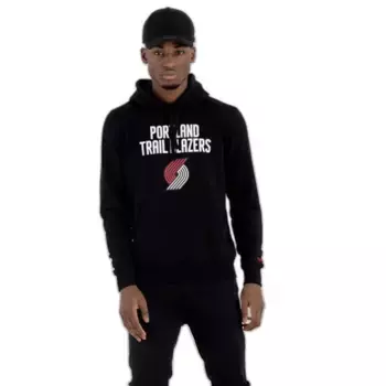 Худи New Era NBA Regular Portland Trail Blazers, черный