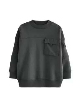 Худи Next Sweatshirt, темно-серый