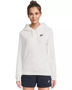 Худи Nike Club Fleece Pullover Hoodie, цвет Birch Heather/Black