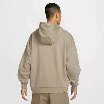 Худи Nike Club FT Oversized Po Hoodie 'Beige', бежевый