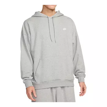 Худи Nike Club FT Oversized Po Hoodie 'Grey', серый