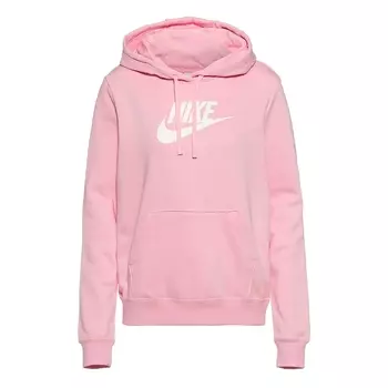 Худи Nike NSW CLUB FLC GX STD PO HD, розовый/белый