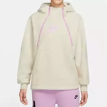 Худи Nike Sportswear Fleece Double Zipper, кремовый