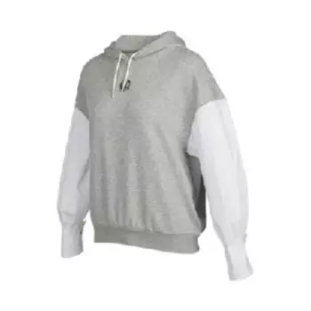 Худи Nike Sportswear Icon Clash Embroidery Logo, серый/белый