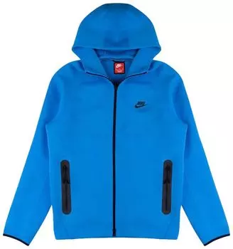 Худи Nike Sportswear Tech Fleece Windrunner Full Zip Hoodie 'Light Photo Blue/Black', синий