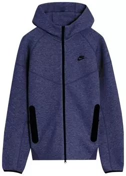 Худи Nike Sportswear Tech Fleece Windrunner Full Zip Hoodie 'Obsidian Heather/Black', синий