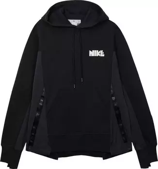 Толстовка с капюшоном Nike x Sacai, черный