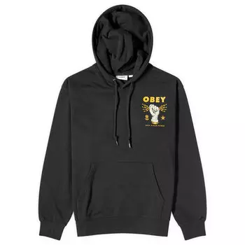 Худи Obey New Clear Power Hoodie, черный