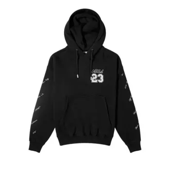 Худи Off-White 23 Logo Skate Hoodie, черный
