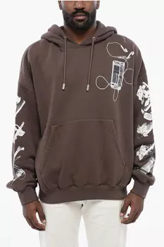 Худи Off-White Angora, коричневый