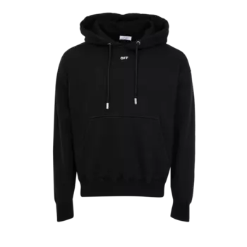 Худи Off-White Arrow Embroidered Skate 'Black/White', черный