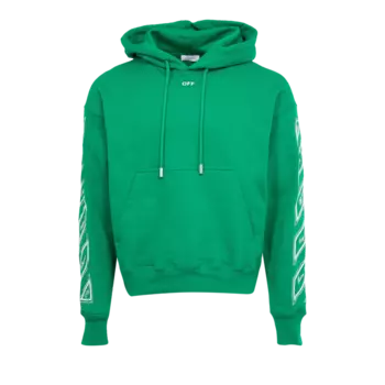 Худи Off-White Cornely Diags Skate 'College Green/White', зеленый