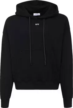 Худи Off-White Double Moon Arrow Skate, черный/белый