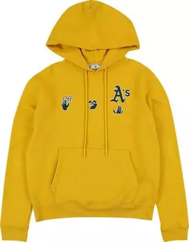 Худи Off-White MLB Oakland Athletics Hoodie 'Yellow/Blue', желтый