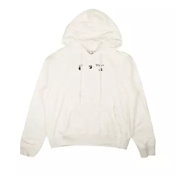 Худи Off-White Peace Worldwide Slim Hoodie White, белый