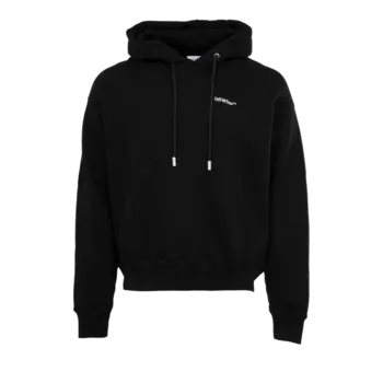 Худи Off-White Tattoo Arrow Skate 'Black/White', черный