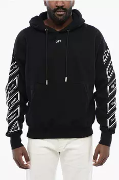 Худи Off-White Varsity Diags Skate, черный