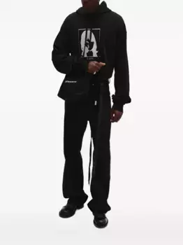 Худи Ollie Ann Demeulemeester, черный