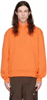 Худи оранжевого цвета 'Le Sweatshirt Brod' Jacquemus
