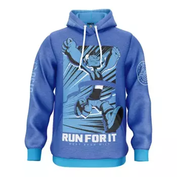 Худи Otso Popeye Run For It, синий
