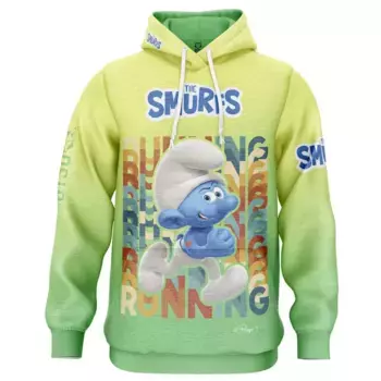 Худи Otso Smurf Running, зеленый