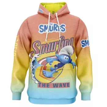 Худи Otso Smurfs Smurfing Men, разноцветный