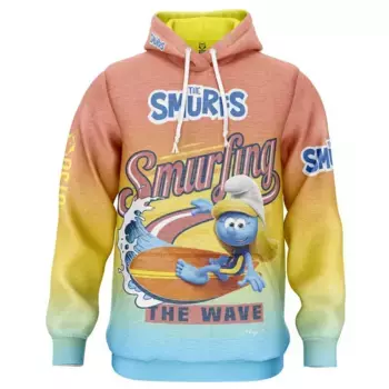 Худи Otso Smurfs Smurfing, разноцветный