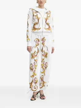 Худи Outline Barocco Versace Jeans Couture, белый