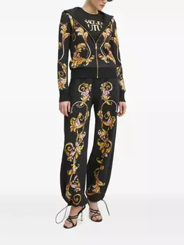 Худи Outline Barocco Versace Jeans Couture, черный