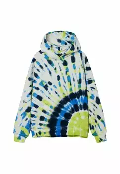 Худи OVERSIZE TIE-DYE Desigual, цвет blue