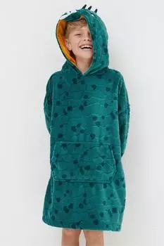 Худи оверсайз Fatface с мотивом крокодила Fat Face, зеленый