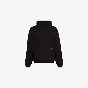 Худи оверсайз Represent с вышитыми инициалами, черный